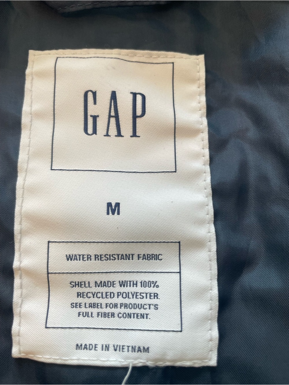 GAP Women's Hooded Utility Anorak Jacket in Navy Blue - Picture 7 of 9